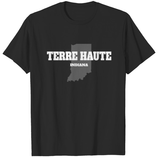 Discover INDIANA TERRE HAUTE US STATE EDITION T-shirt