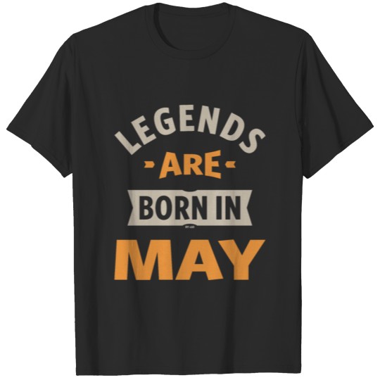 Discover Legends are born in May T-shirt