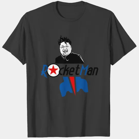Rocket Man Kim Jong Un North Korea Trump T-shirt