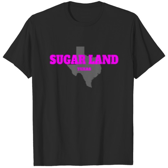 Discover TEXAS SUGAR LAND US STATE EDITION PINK T-shirt