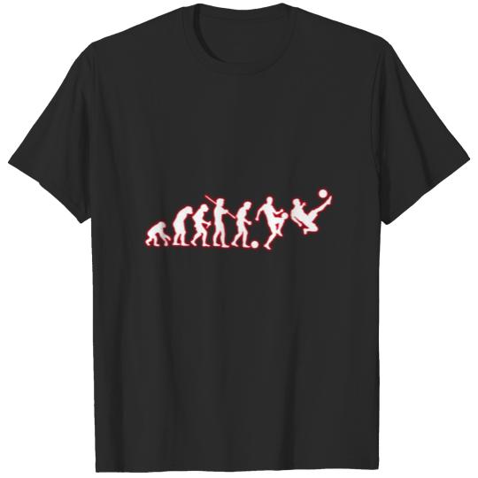 Discover Human Evolution Soccer Player T-shirt