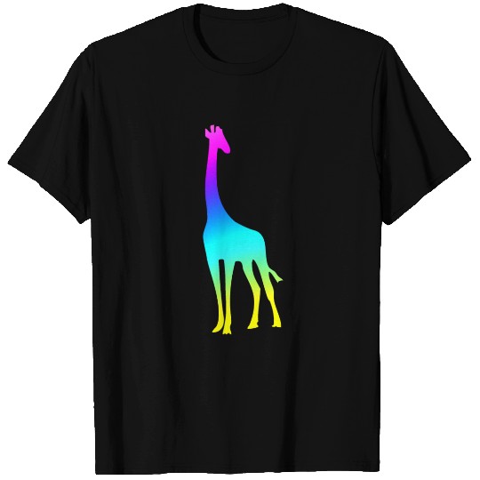 rainbow giraffe T-shirt