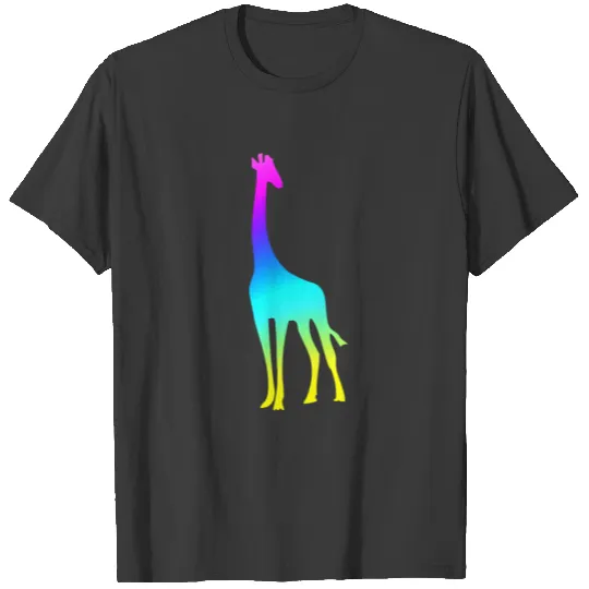 rainbow giraffe T-shirt