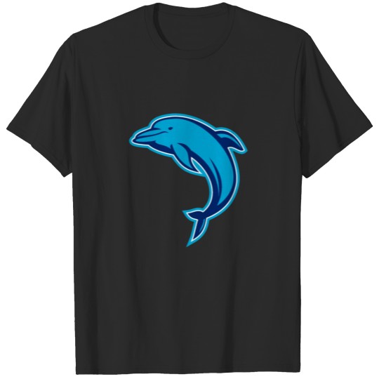 Discover Blue Dolphin Jumping T-shirt