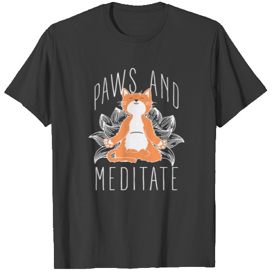 yoga cat shirt T-shirt