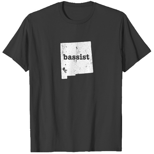 New Mexico Bass Guitar T Shirt Bass Player T Shirt T-shirt