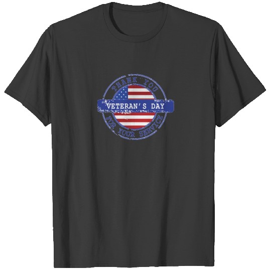 Thank You For Your Service Patriotic Veterans Day T-shirt