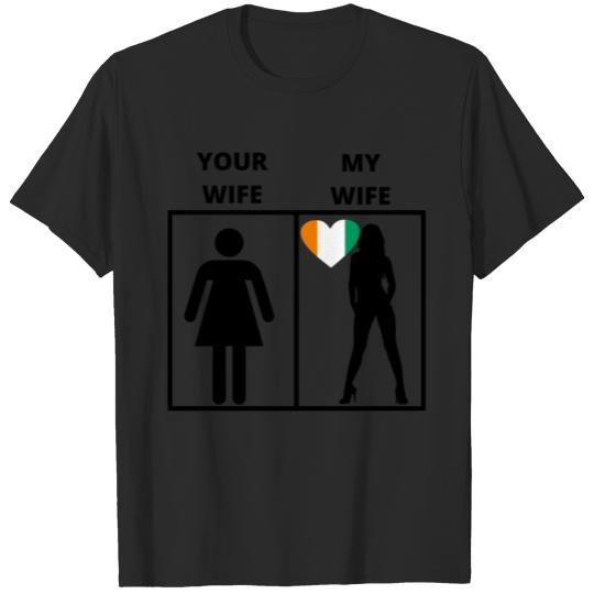 Discover Elfenbeinkueste geschenk my your wife T-shirt