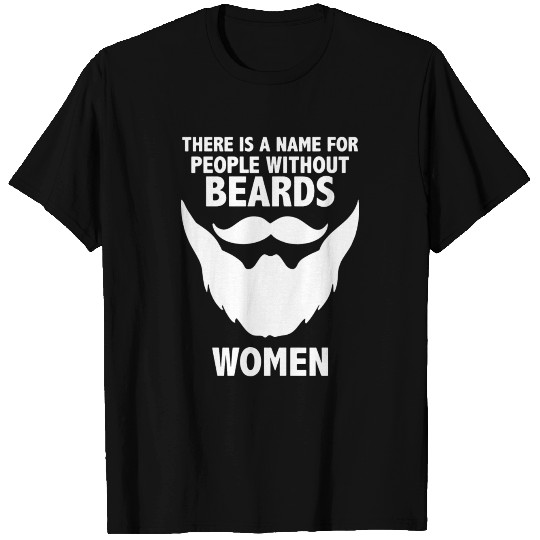 FUNNY BEARDS WOMEN SLOGAN MOVEMBER T-shirt
