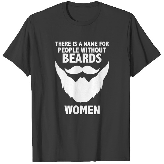 FUNNY BEARDS WOMEN SLOGAN MOVEMBER T-shirt