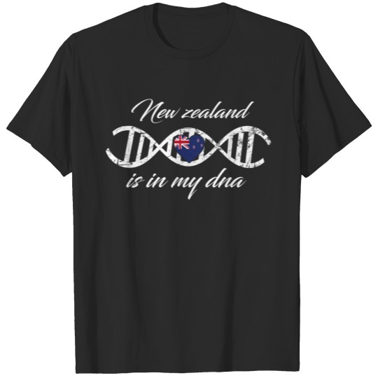 Discover love my dna dns land country New zealand T-shirt