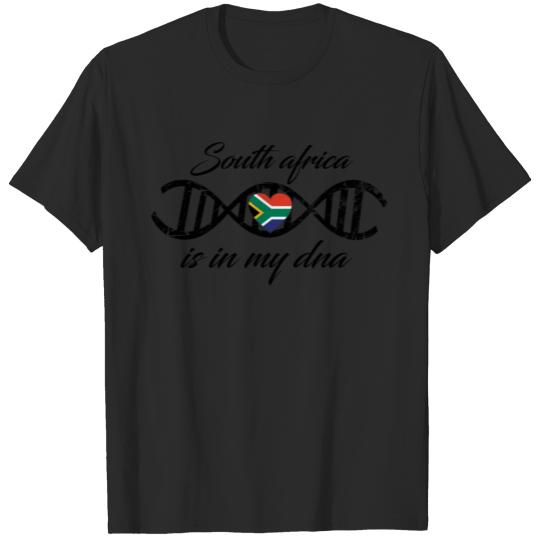 Discover love my dns dna land country South africa T-shirt