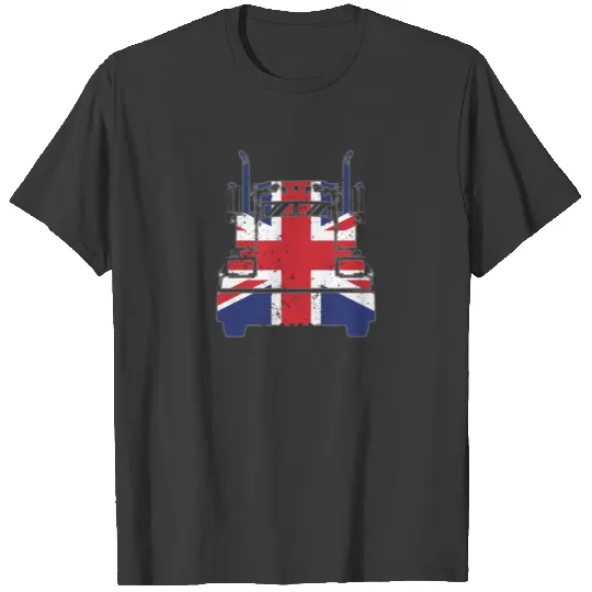 British Trucker Shirt United Kingdom Union Jack Flag T-shirt