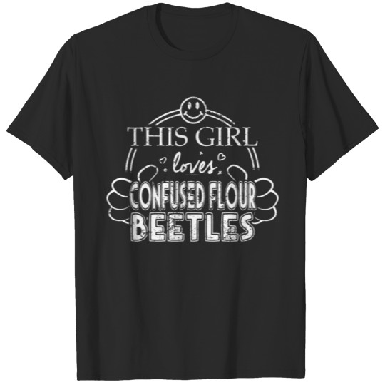 Discover Girl Loves Confused Flour Beetles Pet Bug Insect Shirt T-shirt