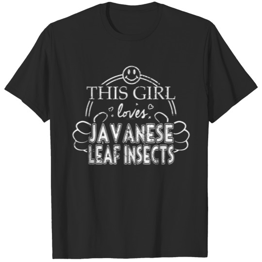 Discover Girl Loves Javanese Leaf Insects Leaf Cutter Insects T-shirt