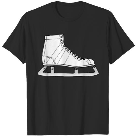 Discover ice skating schlittschuhe laufen skates skating10 T-shirt