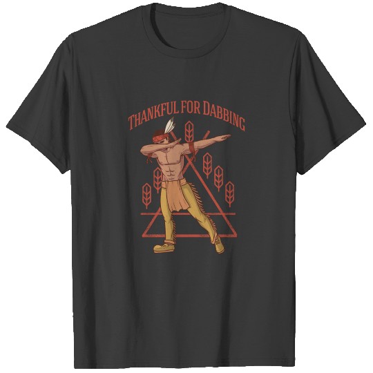 Native American Thankful for Dabbing T-shirt