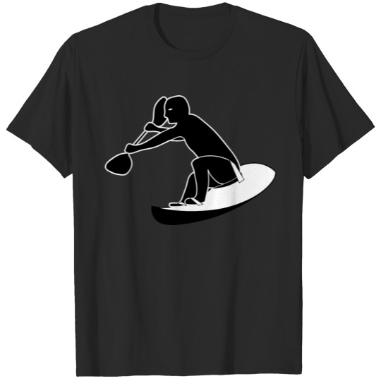 Discover surfboard surfen surfing wind surfer18 T-shirt