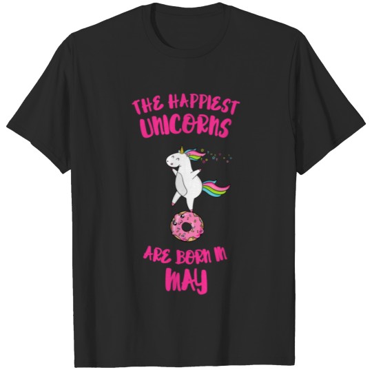 Discover May Unicorn Unicorn T-Shirt Present Birthday Idea T-shirt