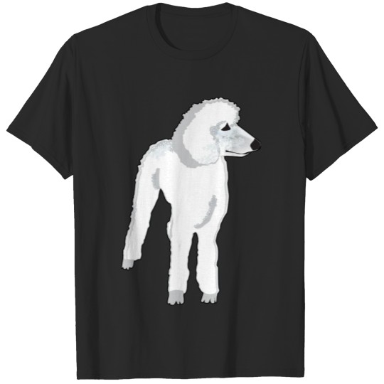 Discover Poodle Love,Toy Standard White Poodle T-shirt T-shirt