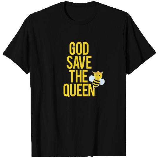 Beekeeper Gift God save the queen T-shirt