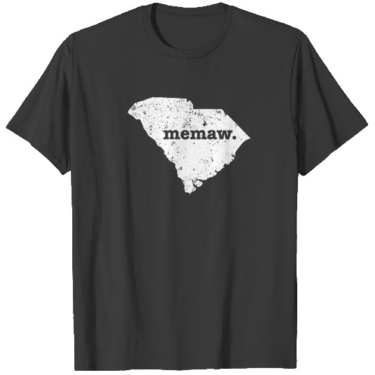 Best Memaw South Carolina Grandma T-shirt