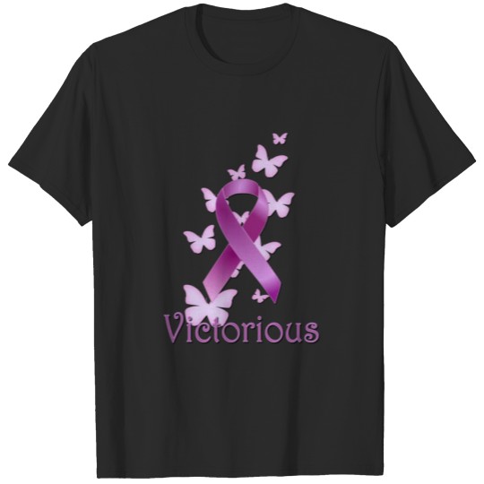 Discover Victorious Purple Ribbon T-shirt