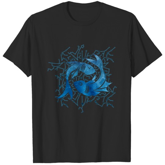 Discover Pisces Zodiac Sign Water element T-shirt