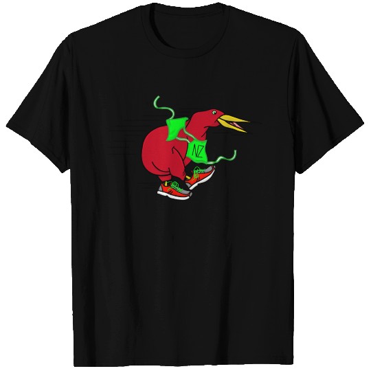 Kiwi Bird Running T-shirt