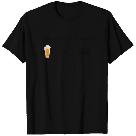 simple man boobs bier beer titten racer driver old T-shirt