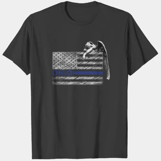 Ohio Police State Police Guardian Angel T-shirt