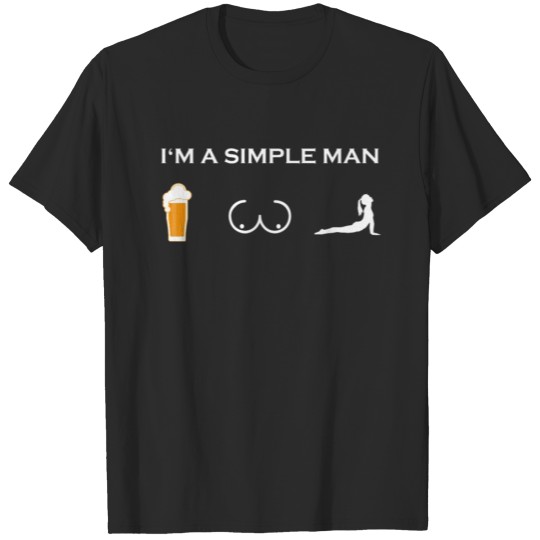 Discover simple man like boobs bier beer titten ballet yoga T-shirt
