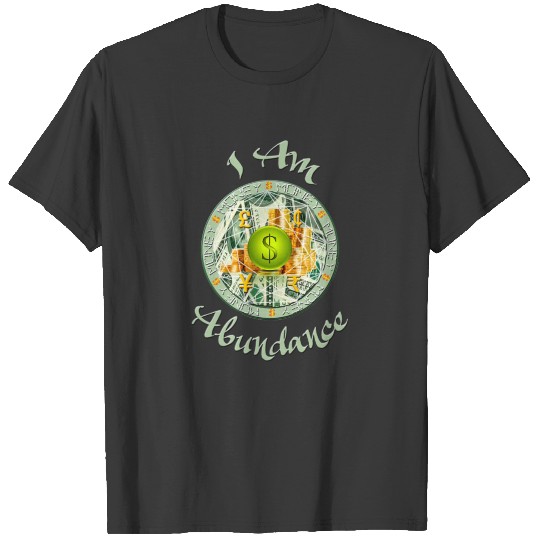 I Am Abundance Mandala T-shirt