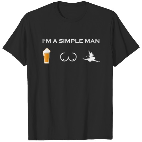 Discover simple man like boobs bier beer titten ballet yoga T-shirt