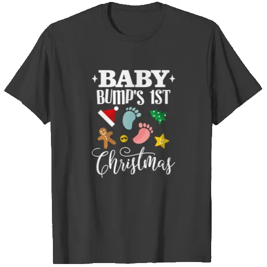 Baby Bumps 1st Christmas Maternity T-shirt