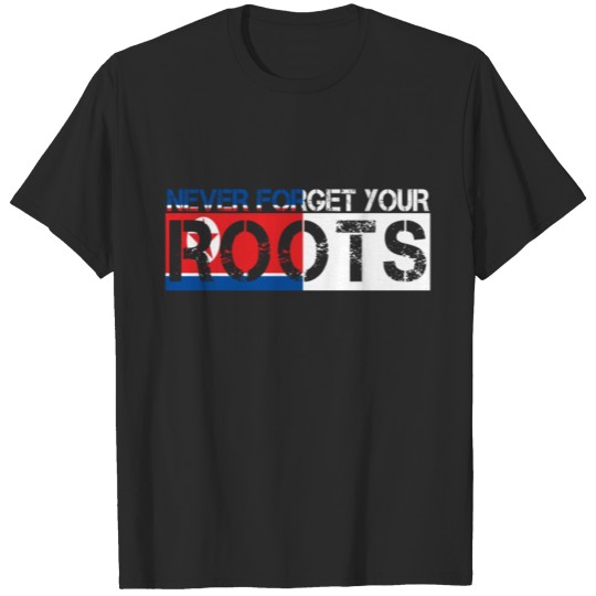 Discover never forget your roots love Nordkorea T-shirt