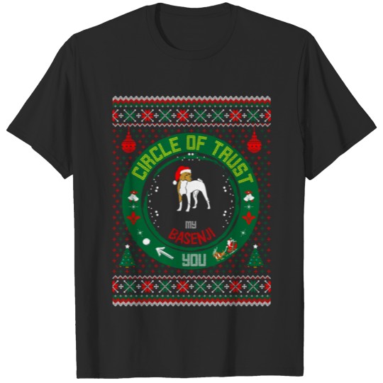 Circle Of Trust Basenji You Christmas Ugly Sweater T-shirt