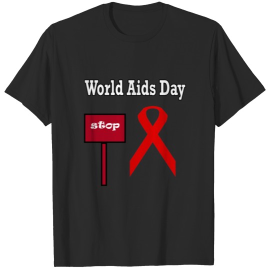 Discover international aids day t-shirt design T-shirt