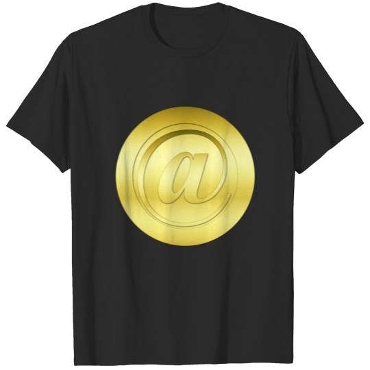 Gold ATcoin Circle T-shirt