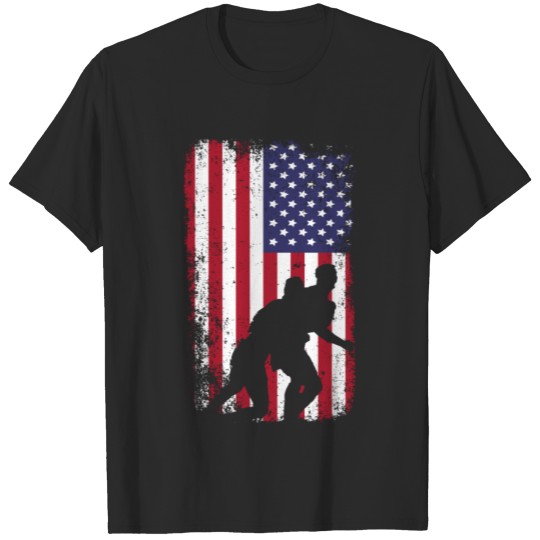 Discover american flag rugby T-shirt