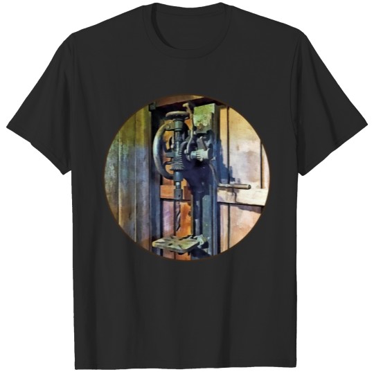 Discover Drill Press in Shop T-shirt