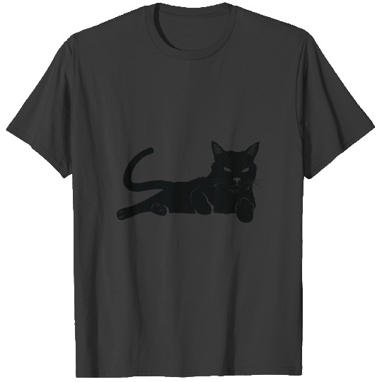 Cat middle finger T Shirt Present Catowner Woman T-shirt