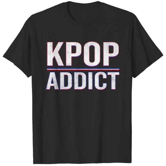 Discover KPOP Addict Korean Pop Music Lover Hangul T-shirt