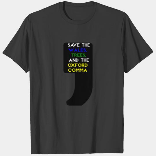oxford comma T-shirt