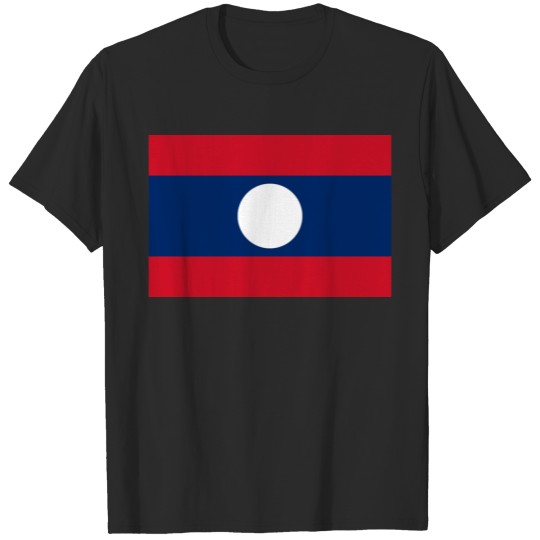 Discover Laos country flag love my land patriot T-shirt