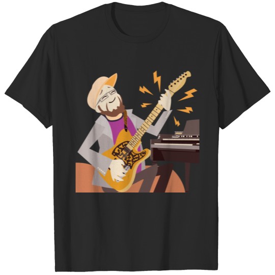 Discover Dan Spiffy Neuman Music Logo #2 no BG #4 T-shirt