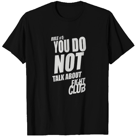 Fight Club Movie Rule 1 T-shirt