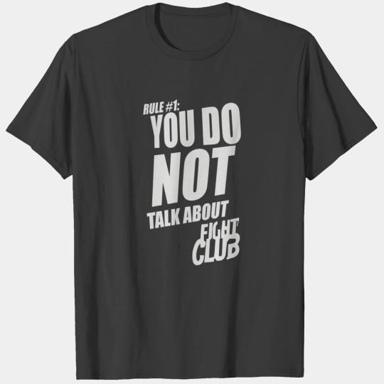 Fight Club Movie Rule 1 T-shirt