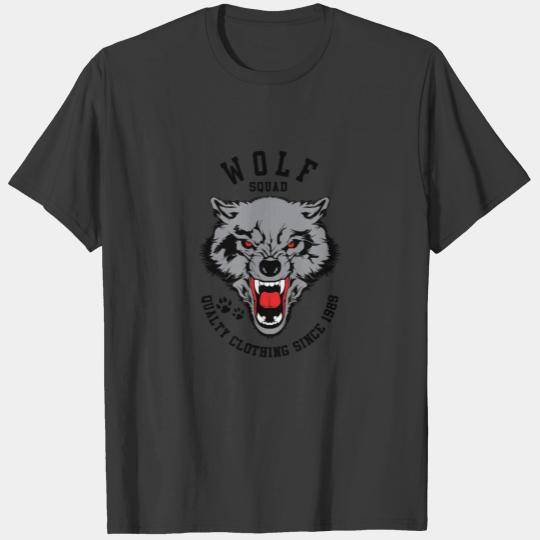Angry wolf t-shirt T-shirt