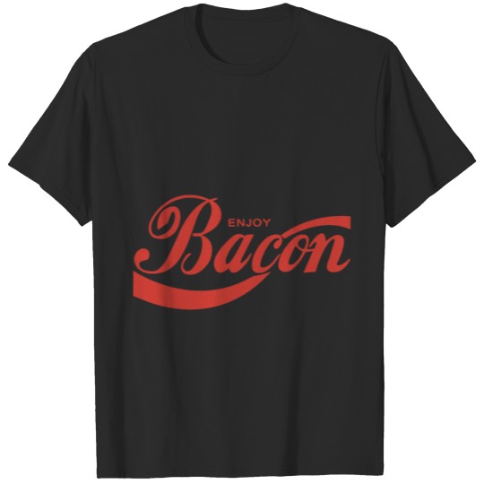 Discover Enjoy Bacon Raglan Baseball T-shirt